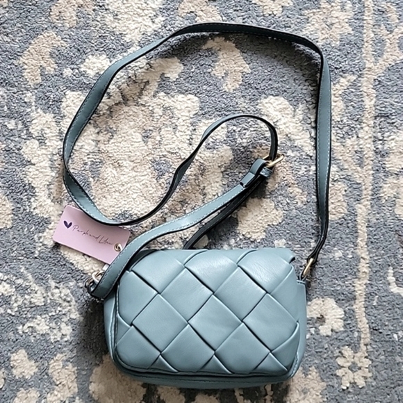 Purple and Lilac Mini Crossbody Bag - Picture 1 of 10